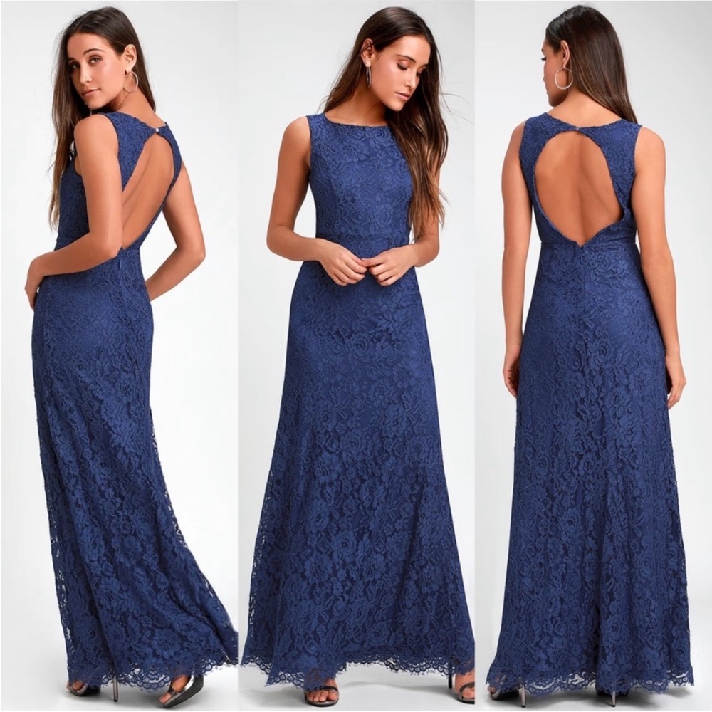 Lulus | Brilliant Babe Lace Maxi Dress